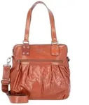 Pride and Soul Schultertasche Leder 34 cm braun