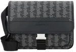Lacoste Monogram The Blend Messenger 29 cm schwarz