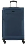 d&n Travel Line 6874 4-Rollen Trolley 76 cm blau