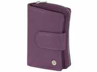 Greenburry Spongy Geldbörse Leder 8,5 cm purple