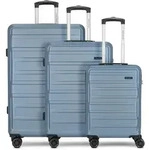 Worldpack New York 2.0 4 Rollen Kofferset 3-teilig blau