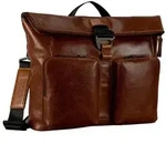 Leonhard Heyden Porto Umh&auml;ngetasche Leder 32 cm braun