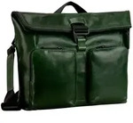 Leonhard Heyden Porto Umh&auml;ngetasche Leder 32 cm gr&uuml;n