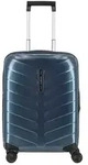Samsonite Attrix 4 Rollen Kabinentrolley 55 cm mit Dehnfalte blau