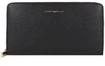 Coccinelle Metallic Soft Geldb&ouml;rse Leder 10 cm schwarz