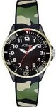 s.Oliver Kinderuhr Camouflage SO-2998-PQ Kunststoff 89228943