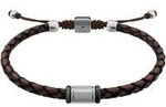 Fossil Armband Machine JF05009998 Leder, Edelstahl 89235134