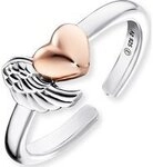 Engelsrufer Damenring ERR-WINGHEART-BICOR 925er Silber 88028783