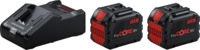 Bosch 2 x ProCORE18V 12.0Ah PRO Akkupack + GAL18V-160 PRO Starter-Set...