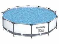 Bestway Frame Pool Set 56416 366 x 76cm rund mit Filterpumpe