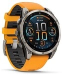 Garmin fenix&reg; 8 Solar Saphir mit Silikonarmband Ref. 010-02904-11 - Multisport GPS