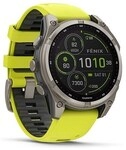 Garmin fenix&reg; 8 Solar Saphir mit Silikonarmband Ref. 010-02906-21 - Multisport GPS