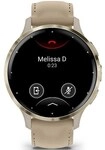 Garmin Venu 3S 010-02785-55 mit Lederband