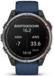 Garmin quatix 8 Sapphire Amoled mit Silikonarmband Ref. 010-02904-51 - Multisport GPS