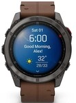 Garmin fenix&reg; 8 PRPO AMOLED Saphir mit Lederarmband Ref. 010-03199-40 -...