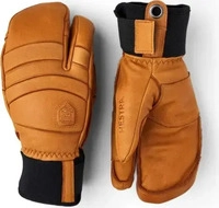 Hestra 3000782, Hestra Fall Line Leather 3 Finger Herren Skihandschuhe (Hellbraun 11