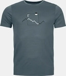 Ortovox 84082, Ortovox 150 Cool Peak Focus Herren T-Shirt (Grau XL)