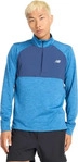 New Balance MT43204, New Balance Athletics Heat Grid Herren Laufshirt (Blau XXL