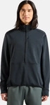 Odlo 542952, Odlo Grid Fleece Herren Funktionsshirt (Schwarz XXL)