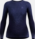 Odlo 196291, Odlo Blackcomb Damen Longsleeve (Blau XL Gr&ouml;&szlig;e)