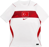 Nike 4102244, Nike T&uuml;rkei 2026 Ausw&auml;rts Fu&szlig;balltrikot Unisex (Wei&szlig; S Gr&ouml;&szlig;e)