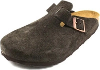Birkenstock 660463, Birkenstock Boston Weichbettung Veloursleder Schmal Damen