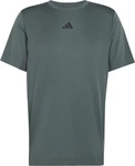 adidas KS1147, adidas Designed for Training Power Herren T-Shirt (Oliv L Gr&ouml;&szlig;e)
