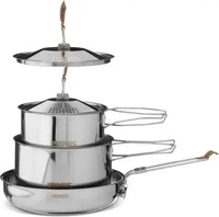 Primus P738002, Primus CampFire Cookset Kochgeschirr (Farblos one size Gr&ouml;&szlig;e)