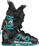 Scarpa 12013-M, Scarpa 4-Quattro SL 25/26 Tourenskischuhe Unisex (Schwarz 28,5 CM)