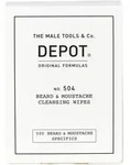 Depot No. 504 Beard & Moustache Cleansing Wipes 12er Pack