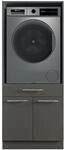 Waschmaschinenschrank - anthrazit - 68 cm breit