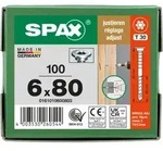 SPAX Justierschraube 6 x 80 - 100 Stk
