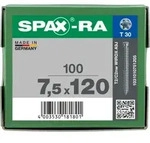 SPAX-RA Zylinderkopf T-STAR plus Vollgewinde WIROX A3J 7,5x120 - 100 Stk