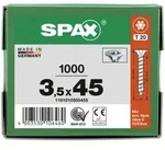 SPAX Senkkopf T-STAR plus - Vollgewinde WIROX A3J T20 - 3,5x45 - 1000 Stk