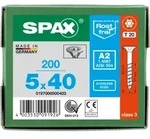 SPAX Senkkopf T-STAR plus - Teilgewinde Edelstahl rostfrei A2 1.4567 T20 - 5x40 - 200