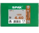 SPAX R&uuml;ckwandschraube Kreuzschlitz Z 4CUT Vollgewinde WIROX A3J 4x40 - 1500 Stk