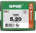 SPAX Senkkopf T-STAR plus - Vollgewinde WIROX A3J T20 - 5x20 - 1000 Stk