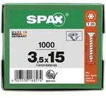 SPAX Senkkopf T-STAR plus - Vollgewinde WIROX A3J T20 - 3,5x15 - 1000 Stk