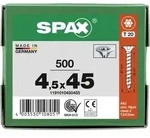 SPAX Senkkopf T-STAR plus - Vollgewinde WIROX A3J T20 - 4,5x45 - 500 Stk