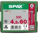 SPAX Halbrundkopf Kreuzschlitz Z 4CUT Vollgewinde Galvanisch blank verzinkt A2J