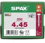 SPAX Halbrundkopf T-STAR plus 4CUT Vollgewinde WIROX A3J 4x45 - 200 Stk