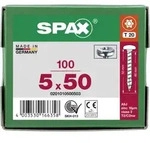 SPAX Halbrundkopf T-STAR plus 4CUT Vollgewinde WIROX A3J 5x50 - 100 Stk