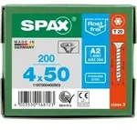 SPAX Senkkopf T-STAR plus - Vollgewinde Edelstahl rostfrei A2 1.4567 T20 - 4x50 - 200