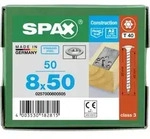 SPAX Tellerkopf 8 mm T-STAR plus 4CUT Vollgewinde Edelstahl rostfrei A2 1.4567 8x50 -