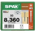 SPAX WIROX Tellerkopf T-STARplus TG TX40 8,0x360 50 Stk