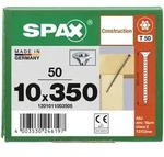 SPAX Senkkopf 10 mm T-STAR plus - Vollgewinde WIROX A3J T50 - 10x350 - 50 Stk
