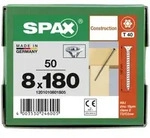 SPAX Senkkopf 8 mm T-STAR plus - Vollgewinde WIROX A3J T40 - 8x180 - 50 Stk