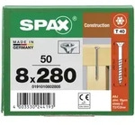 SPAX Senkkopf 8 mm T-STAR plus Teilgewinde WIROX A9J 8x280 - 50 Stk