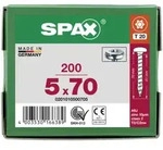 SPAX Halbrundkopf T-STAR plus 4CUT Vollgewinde WIROX A3J 5x70 - 200 Stk