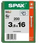 SPAX Senkkopf T-STAR plus - Vollgewinde WIROX A3J T20 - 3,5x16 - 200 Stk